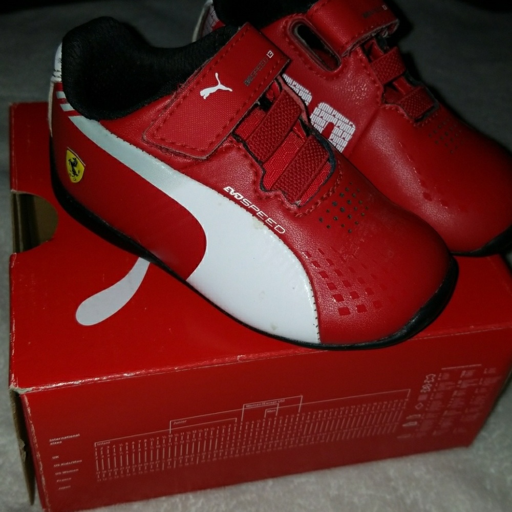 Ferrari baby shoes
